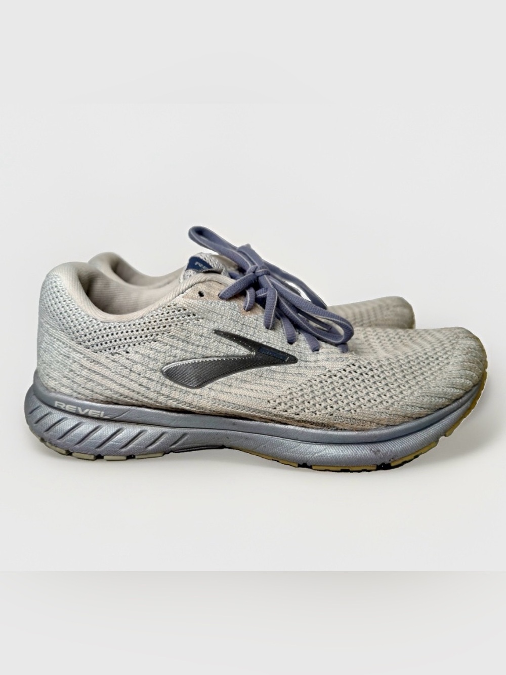 Brooks Revel 3 Womens Size 7.5 Medium (B) 1203021B021 Grey Running Shoes